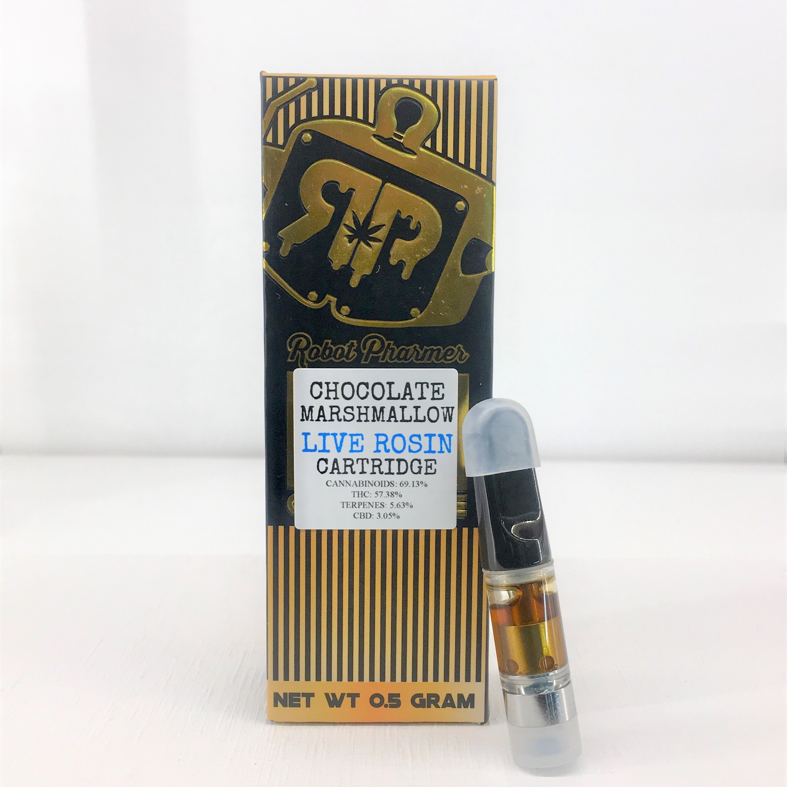 Chocolate Marshmallow Live Rosin Cartridge 0.5g Leafly